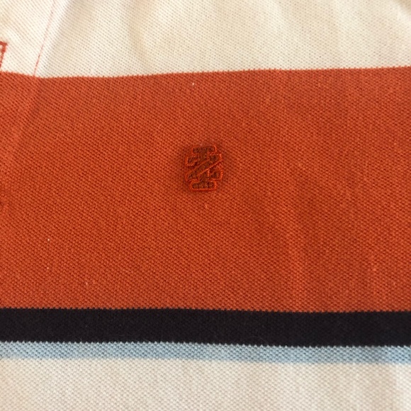 Izod Striped Polo Shirt - Picture 6 of 6